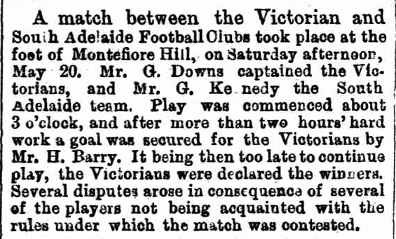 South Adelaide Celebrate 140 Years Since First Game! South Adelaide Celebrate 140 Years Since First Game!